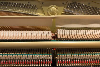 Yamaha Klavier Mechanik P121 N Schwarz Hochglanz