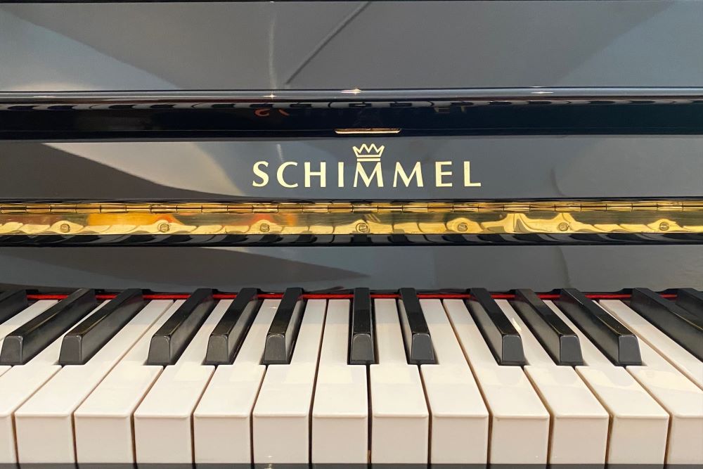 Schimmel-Klaviertastatur