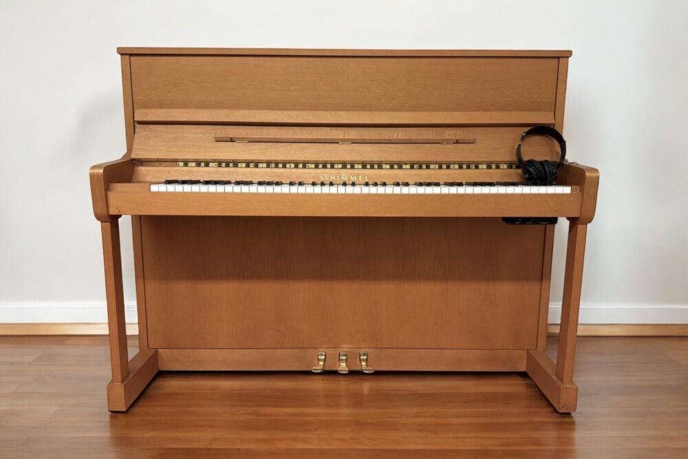 Gebrauchtes Schimmel Silentklavier, 116S in Buche satiniert