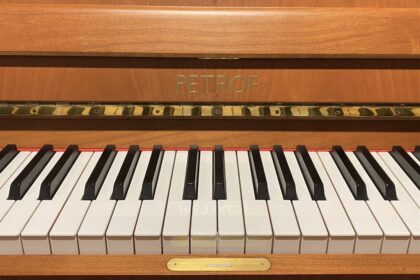Petrof Klavier 118 Tastatur